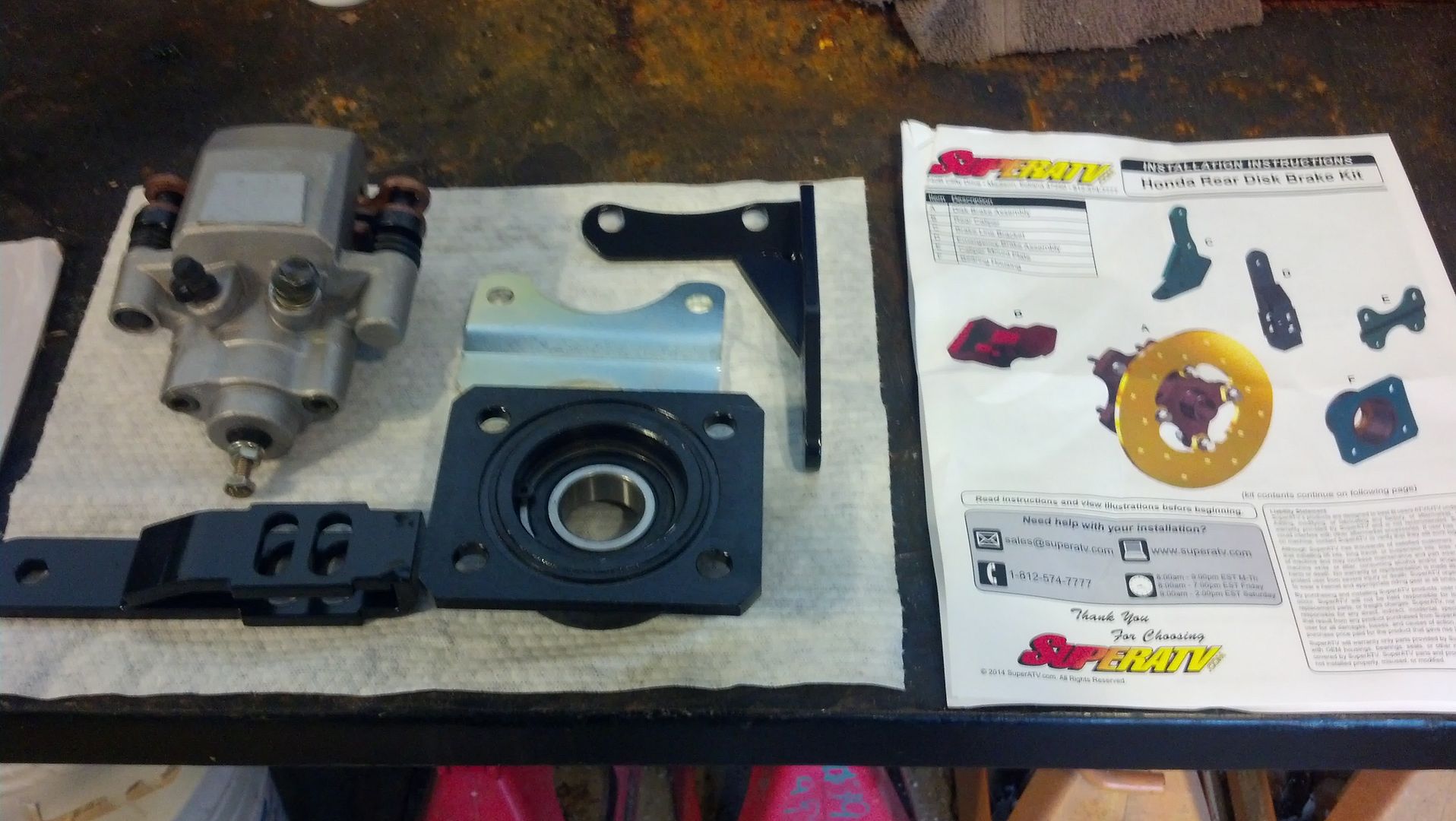 SuperATV's Rear Disc Conversion Honda Foreman Forums